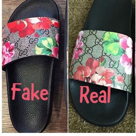 gucci slides bottom|fake Gucci slides.